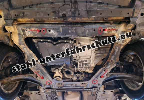 Unterfahrschutz für Motor der Marke Nissan X-Trail T31 - Vers 2.0