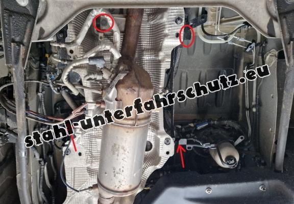 Unterfahrschutz für Katalysator/cat lock der Marke Nissan Interstar