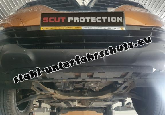 Unterfahrschutz für Motor und Getriebe aus Stahl für  Renault Clio 4