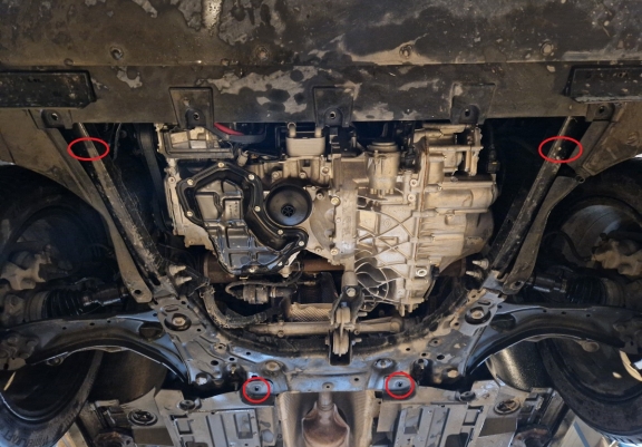 Unterfahrschutz für Motor der Marke Renault Arkana