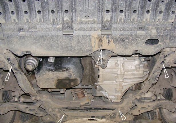 Unterfahrschutz für Motor der Marke Toyota Avensis