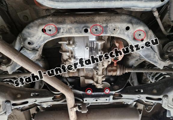 Stahl Differentialschutz für Toyota RAV 4 Hybrid