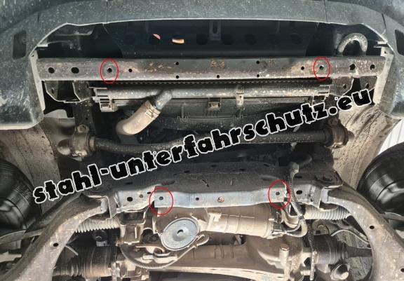 Kühlerschutz für unten aus Stahl für Isuzu D-Max