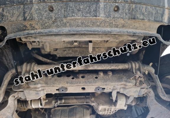 Unterer Aluminium-Kühlerschutz für den Nissan Navara D40