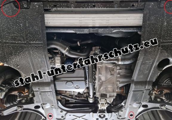 Aluminium Unterfahrschutz für Motor und Getriebe für den Toyota Proace Max