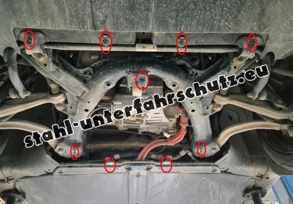 Unterfahrschutz fur Vorderes Elektromotor für Tesla Model 3 AWD