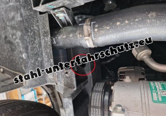 Aluminium Unterfahrschutz für Motor der Marke BAIC Beijing X75