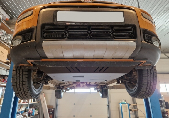 Unterfahrschutz für Motor der Marke Fiat Panda 4x2