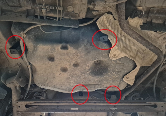 Stahschutz für Treibstofftank der Marke  Dacia Sandero