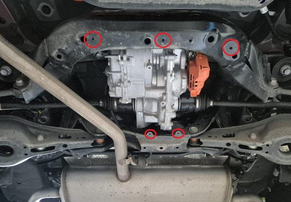 Aluminium Differentialschutz für Toyota Rav4
