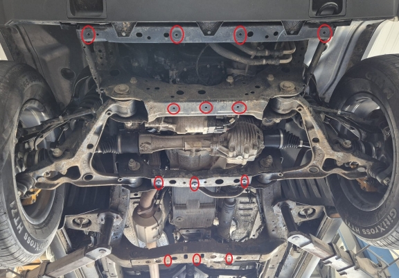 Unterfahrschutz für Motor der Marke Baic Beijing BJ40