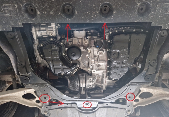 Aluminium  Unterfahrschutz Nissan X-Trail T33 