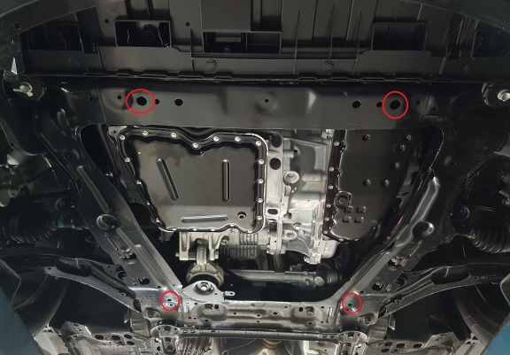Aluminium  Unterfahrschutz Nissan X-Trail T32 
