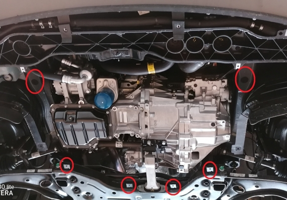 Aluminium Unterfahrschutz für Motor und Getriebe für den Kia Sportage