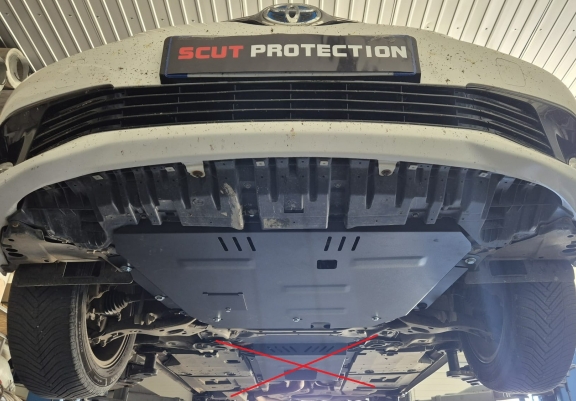 Unterfahrschutz für Motor der Marke Toyota Corolla