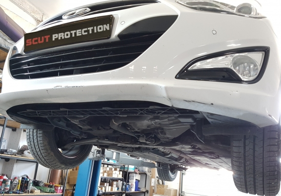 Unterfahrschutz für Motor und Getriebe aus Stahl für  Hyundai i40