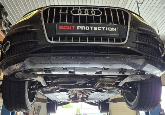Aluminium Unterfahrschutz für Motor und Getriebe für den Audi Q3