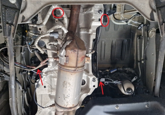 Unterfahrschutz für Katalysator/cat lock der Marke Nissan NV300