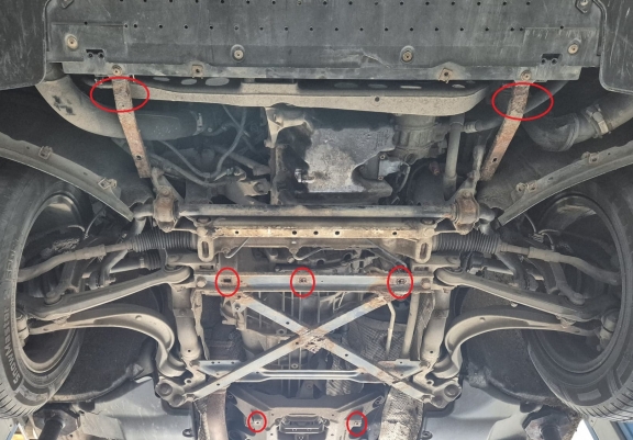 Unterfahrschutz für Motor der Marke Audi A5, diesel