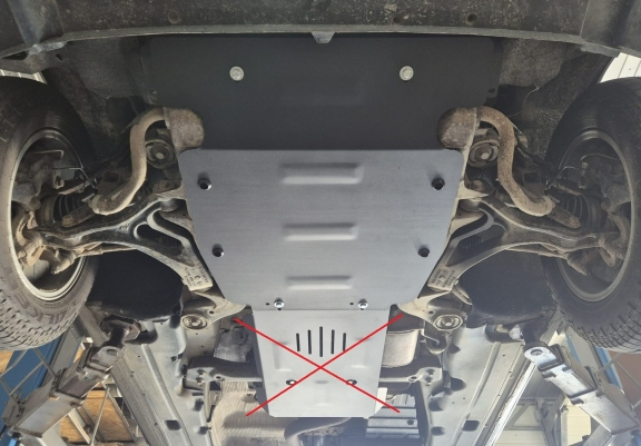 Unterfahrschutz für Motor der Marke Porsche Cayenne
