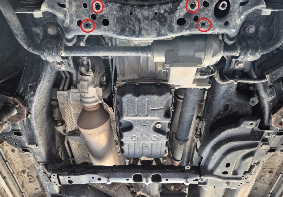 Unterfahrschutz für Motor der Marke Toyota Land Cruiser - Aktionspaket