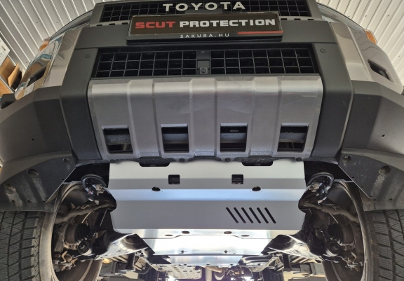 Unterfahrschutz für Motor der Marke Toyota Land Cruiser - Aktionspaket Aluminium