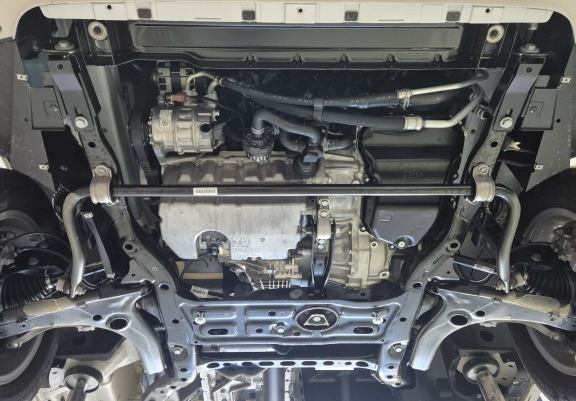 Unterfahrschutz für Motor der MAN Tge