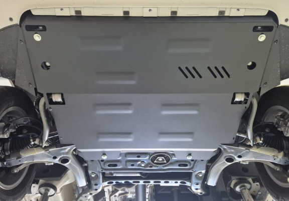 Unterfahrschutz für Motor der MAN Tge