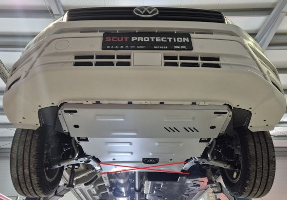 Aluminium Unterfahrschutz für Motor und Getriebe für den MAN Tge