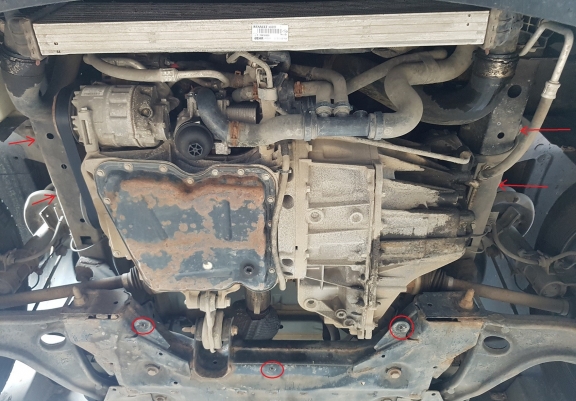 Aluminium  Unterfahrschutz Nissan NV400 