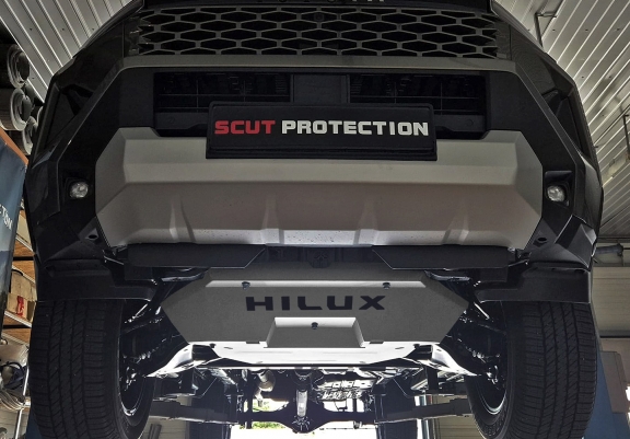 Aluminium Unterfahrschutz für Motor der Marke Toyota Hilux