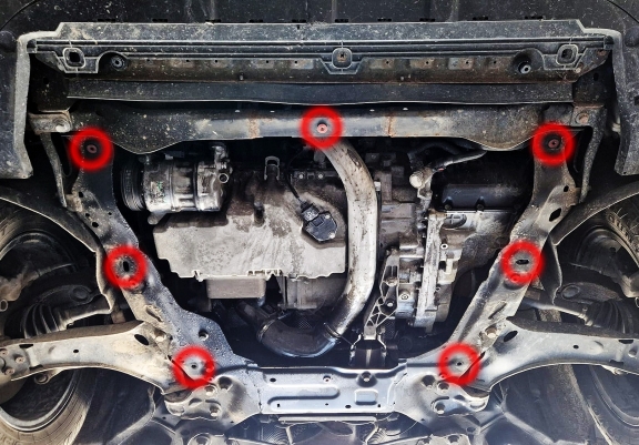 Aluminium Unterfahrschutz für Motor und Getriebe für den Volvo XC60