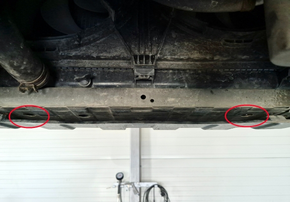 Aluminium Unterfahrschutz für Motor der Marke Mitsubishi Outlander