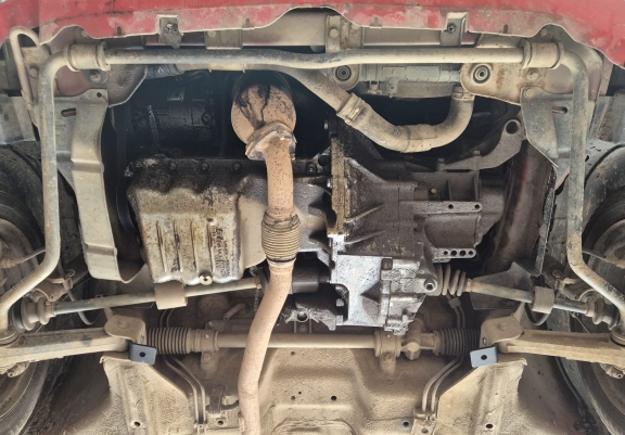 Unterfahrschutz für Motor und Getriebe aus Stahl für  Suzuki Wagon R+
