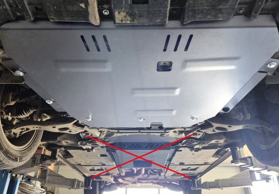 Aluminium Unterfahrschutz für Motor der Marke Toyota Auris