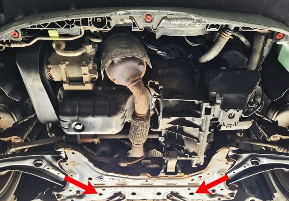 Unterfahrschutz für Motor der Marke Ford Fiesta
