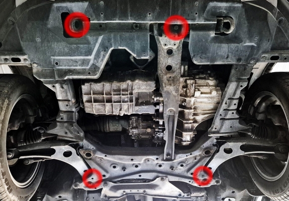 Unterfahrschutz für Motor der Marke Citroen C4 Aircross