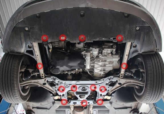 Unterfahrschutz für Motor der Marke Mercedes GLA H247